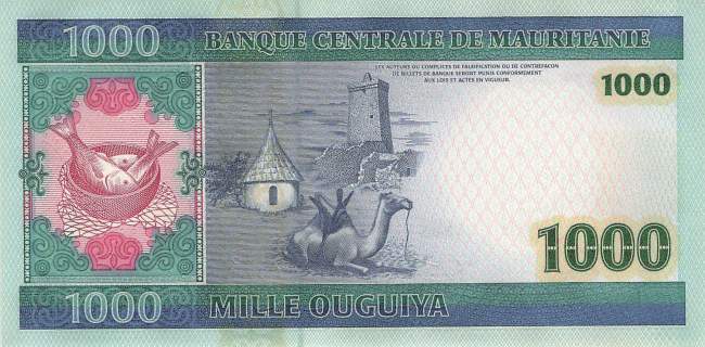 Mauretanien p13a 1000 Ouguiya 2004